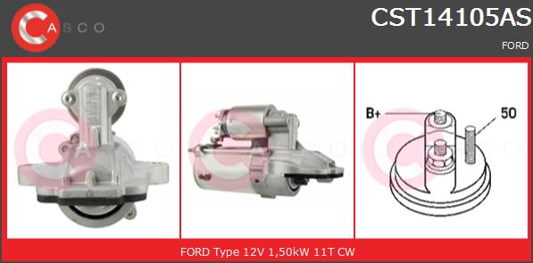Rozrusznik CASCO CST14105AS