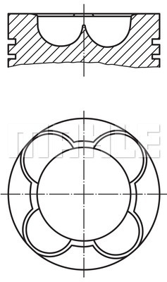 Tłok MAHLE 081 PI 00112 000