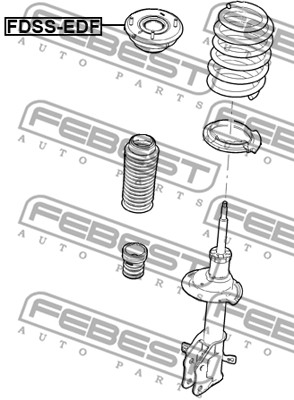 Łożyskowanie amortyzatora FEBEST FDSS-EDF