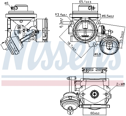 Zawór EGR NISSENS 98298