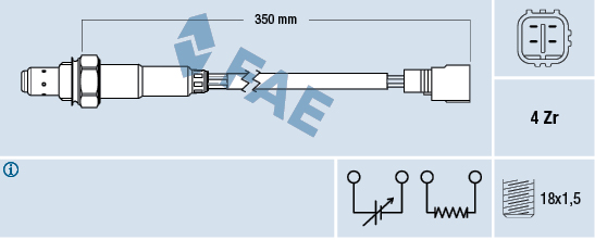 Sonda lambda FAE 77385