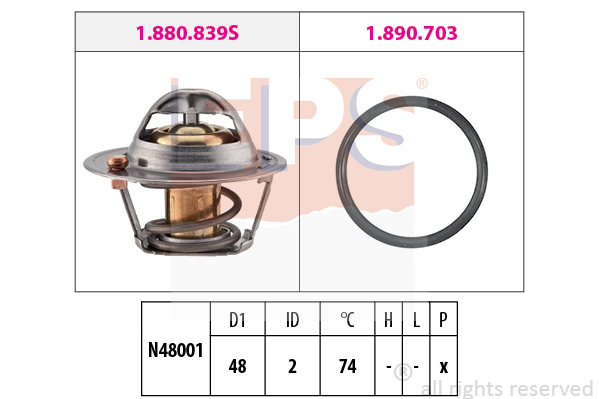 Termostat EPS 1.880.840