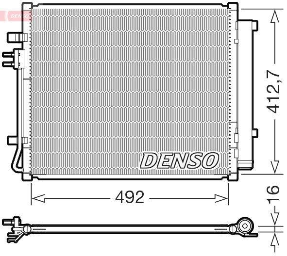 Skraplacz, klimatyzacja DENSO DCN43015