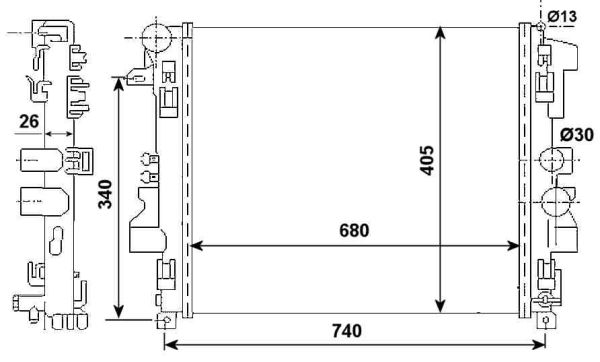 Chłodnica NRF 53801