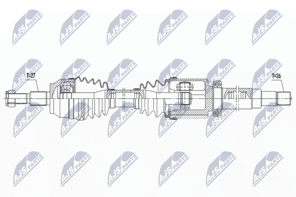 Wał napędowy NTY NPW-FR-163