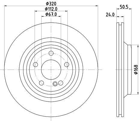 Tarcza hamulcowa HELLA 8DD 355 133-251