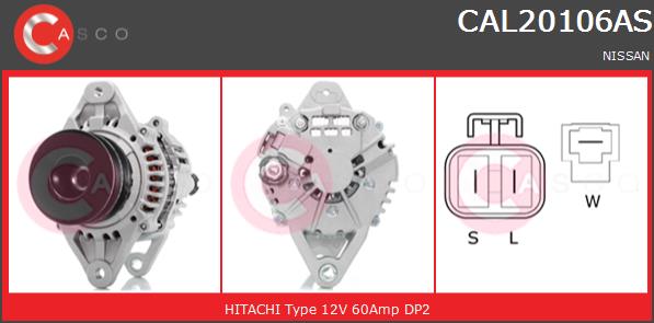 Alternator CASCO CAL20106AS