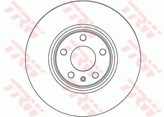 Tarcza hamulcowa TRW DF4470