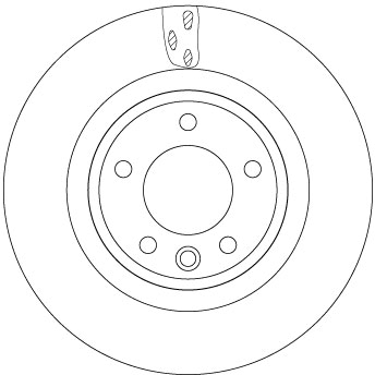 Tarcza hamulcowa TRW DF6956S