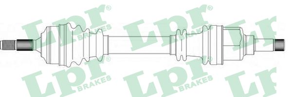 Półoś napędowa LPR DS38139