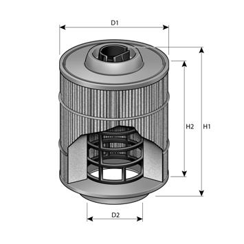 Filtr powietrza PURFLUX A1399