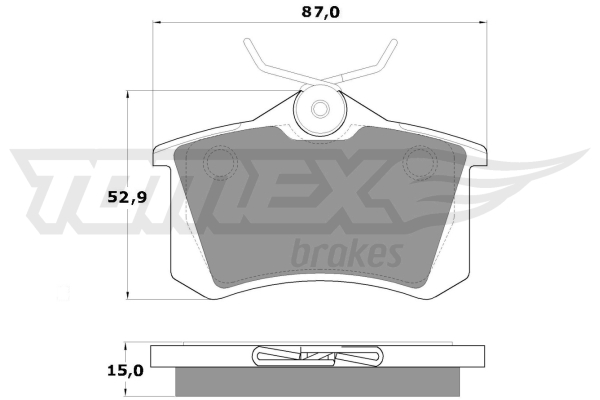 Klocki hamulcowe TOMEX BRAKES TX 10-78