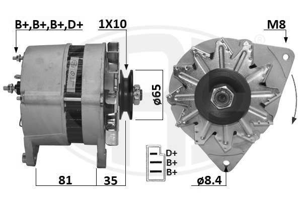 Alternator ERA 209674A