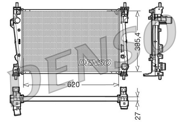 Chłodnica DENSO DRM01006