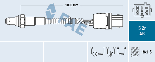 Sonda lambda FAE 75094