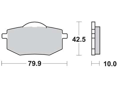Klocki hamulcowe TRW MCB587