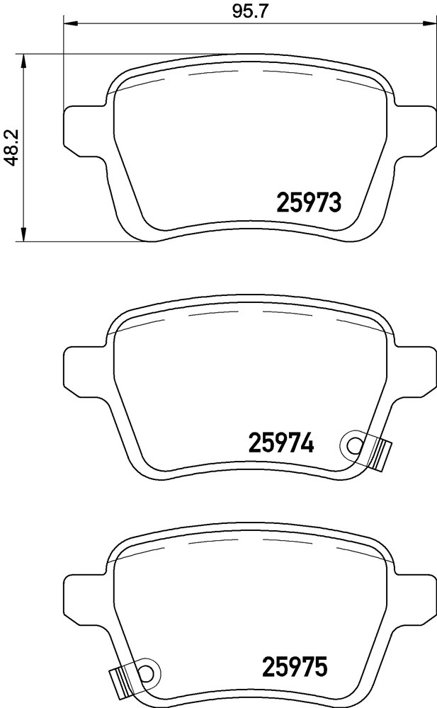 Klocki hamulcowe BREMBO P 23 156