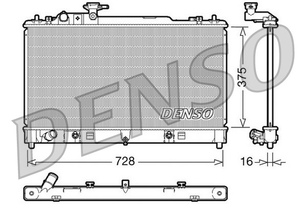 Chłodnica DENSO DRM44021