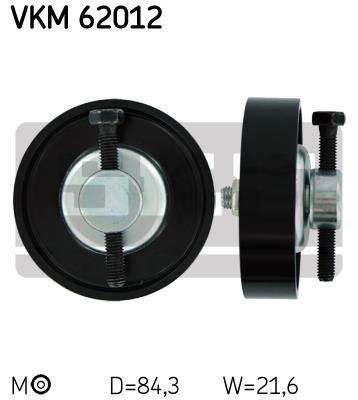 Rolka napinacza paska osprzętu SKF VKM 62012