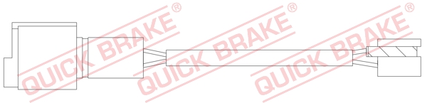 Czujnik zużycia klocków QUICK BRAKE WS 0102 A