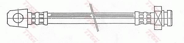 Przewód hamulcowy elastyczny TRW PHD380