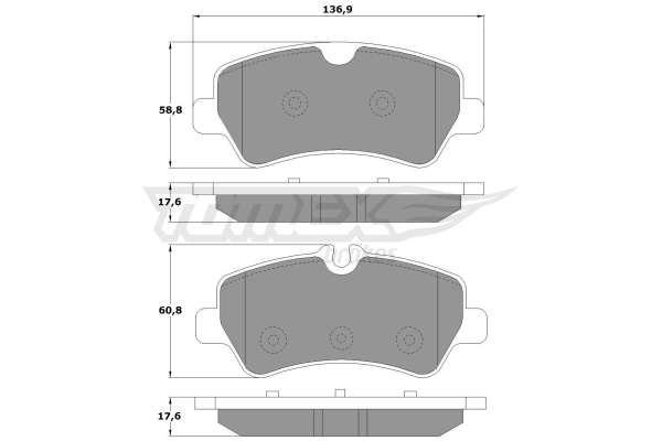 Klocki hamulcowe TOMEX BRAKES TX 16-96