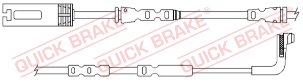 Czujnik zużycia klocków QUICK BRAKE WS 0356 A