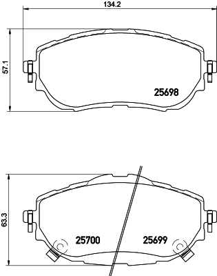 Klocki hamulcowe HELLA 8DB 355 020-281