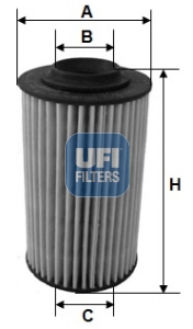 Filtr oleju UFI 25.163.00