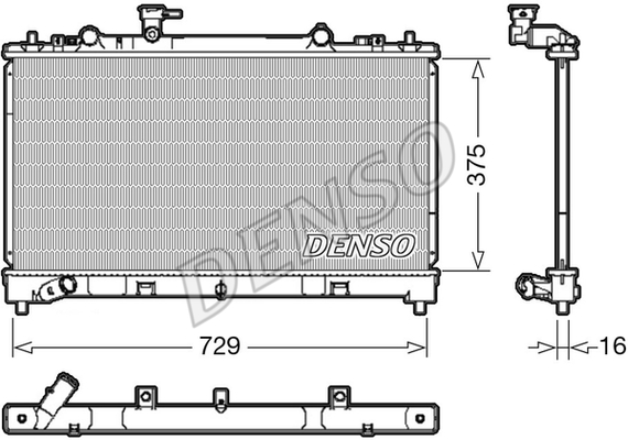 Chłodnica DENSO DRM44038