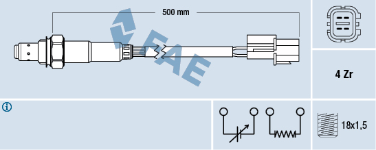 Sonda lambda FAE 77344