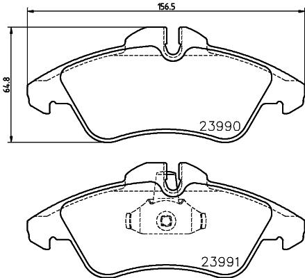 Klocki hamulcowe HELLA 8DB 355 014-481