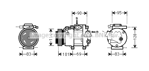 Kompresor klimatyzacji AVA QUALITY COOLING HYK237