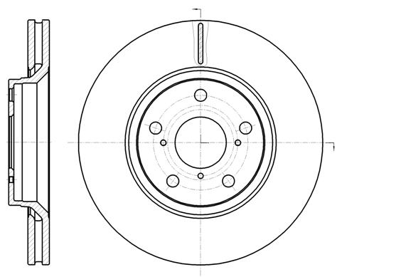 Tarcza hamulcowa REMSA 61121.10