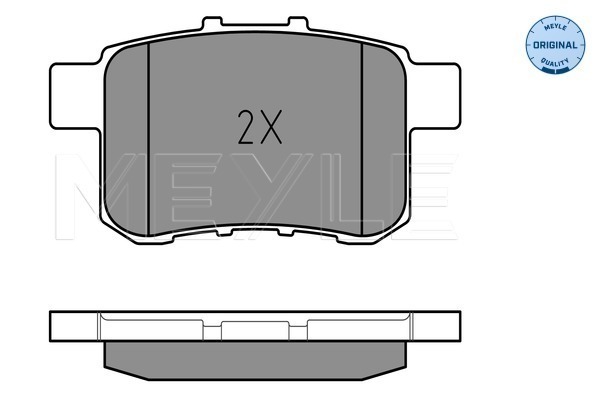 Klocki hamulcowe MEYLE 025 244 3514/W