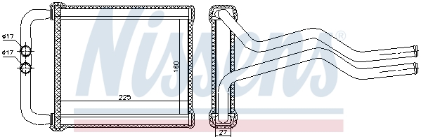 Nagrzewnica NISSENS 77657