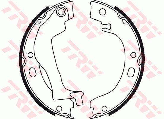 Zestaw szczęk hamulcowych TRW GS8746