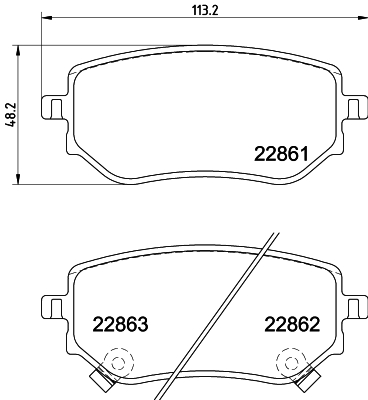 Klocki hamulcowe HELLA 8DB 355 037-951