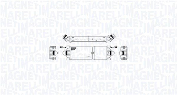 Chłodnica powietrza doładowującego MAGNETI MARELLI 351319206050