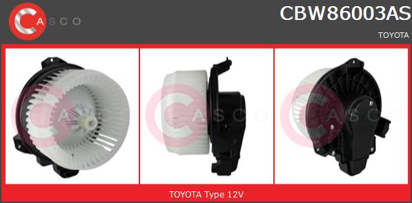 Wentylator wnętrza CASCO CBW86003AS