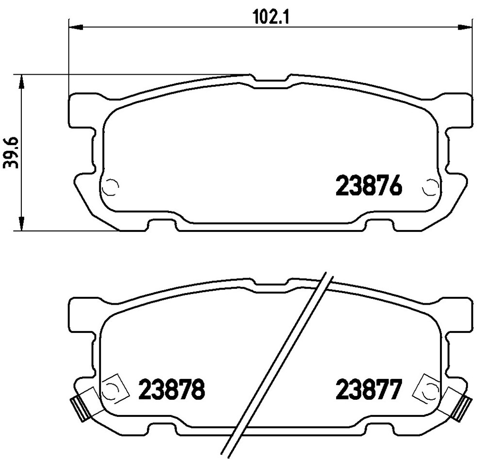 Klocki hamulcowe BREMBO P 49 030