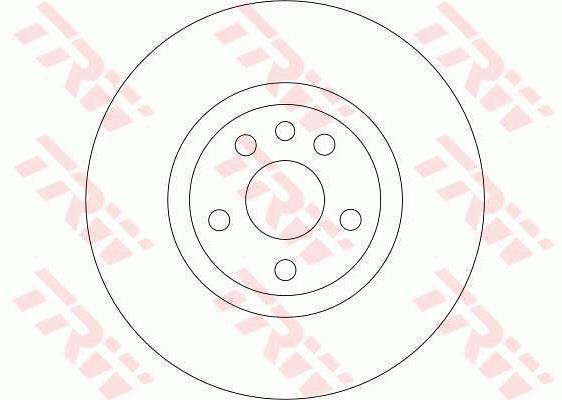 Tarcza hamulcowa TRW DF4257