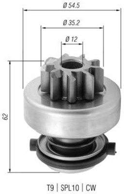 Bendiks rozrusznika MAGNETI MARELLI 940113020375