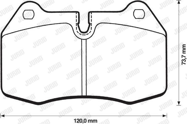 Klocki hamulcowe JURID 571852J