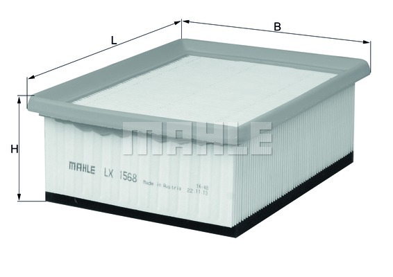 Filtr powietrza MAHLE LX 1568