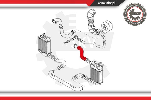 Przewód powietrza doładowującego ESEN SKV 24SKV118