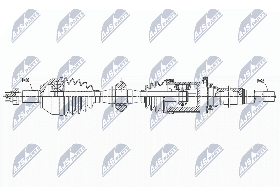 Wał napędowy NTY NPW-AR-014