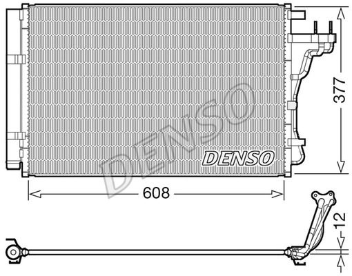 Skraplacz klimatyzacji DENSO DCN43004