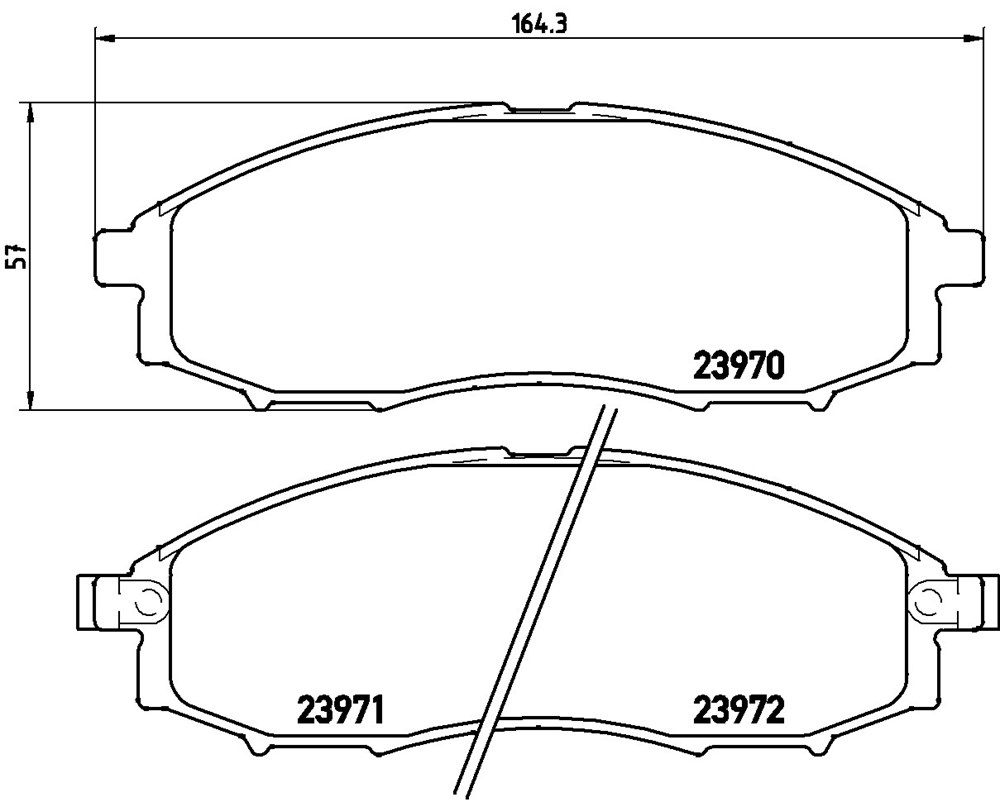 Klocki hamulcowe BREMBO P 56 049