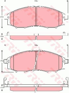 Klocki hamulcowe TRW GDB3340